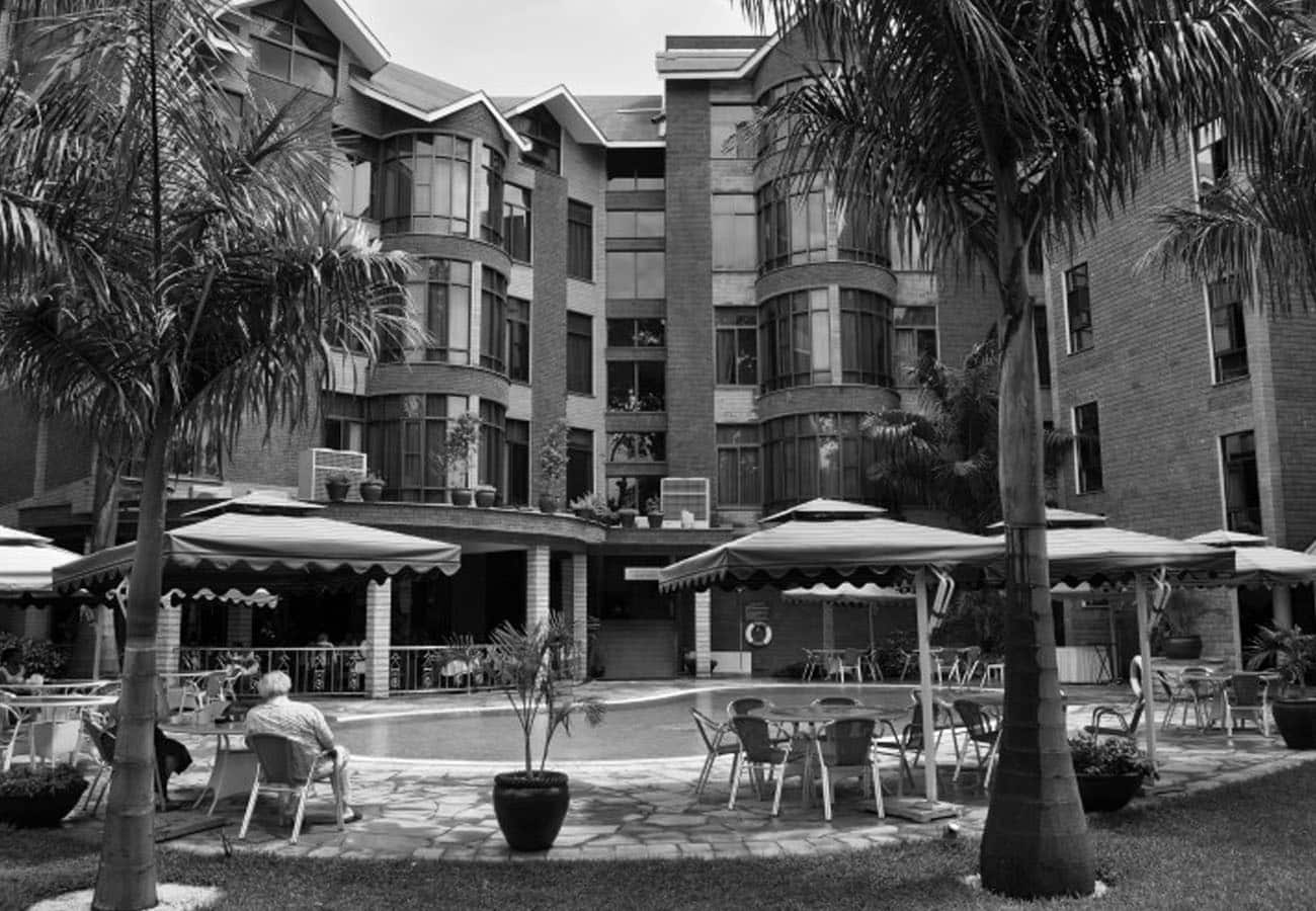 Swimming pool and Lounge at Kibo Palace Hotel