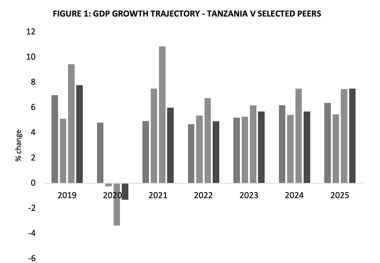 Tanzanian GDP Growth Through the Years