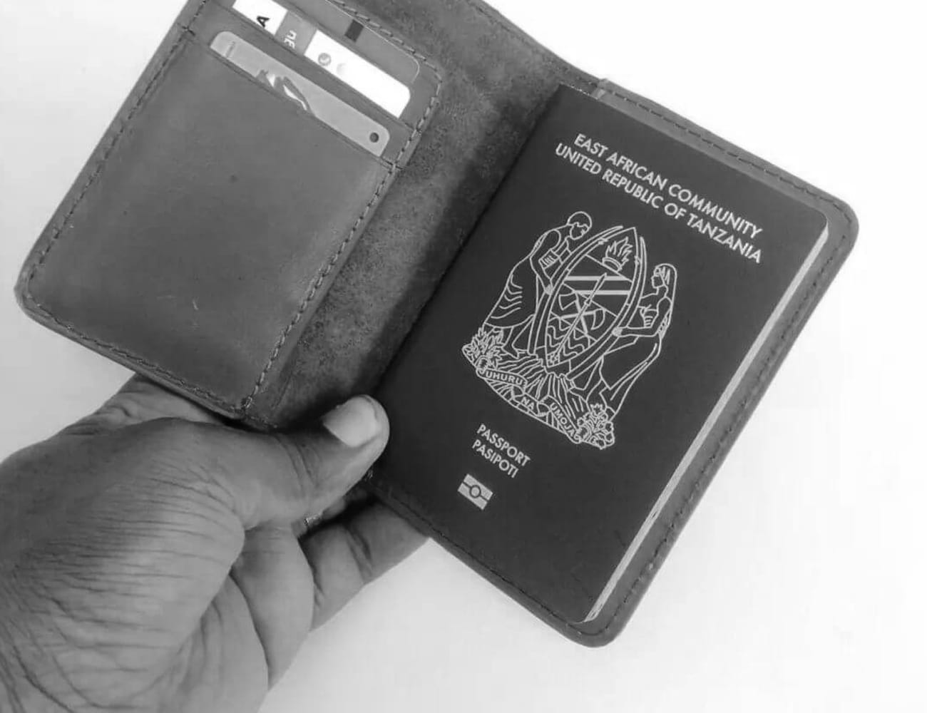 Tanzanian Passport in a Wallet