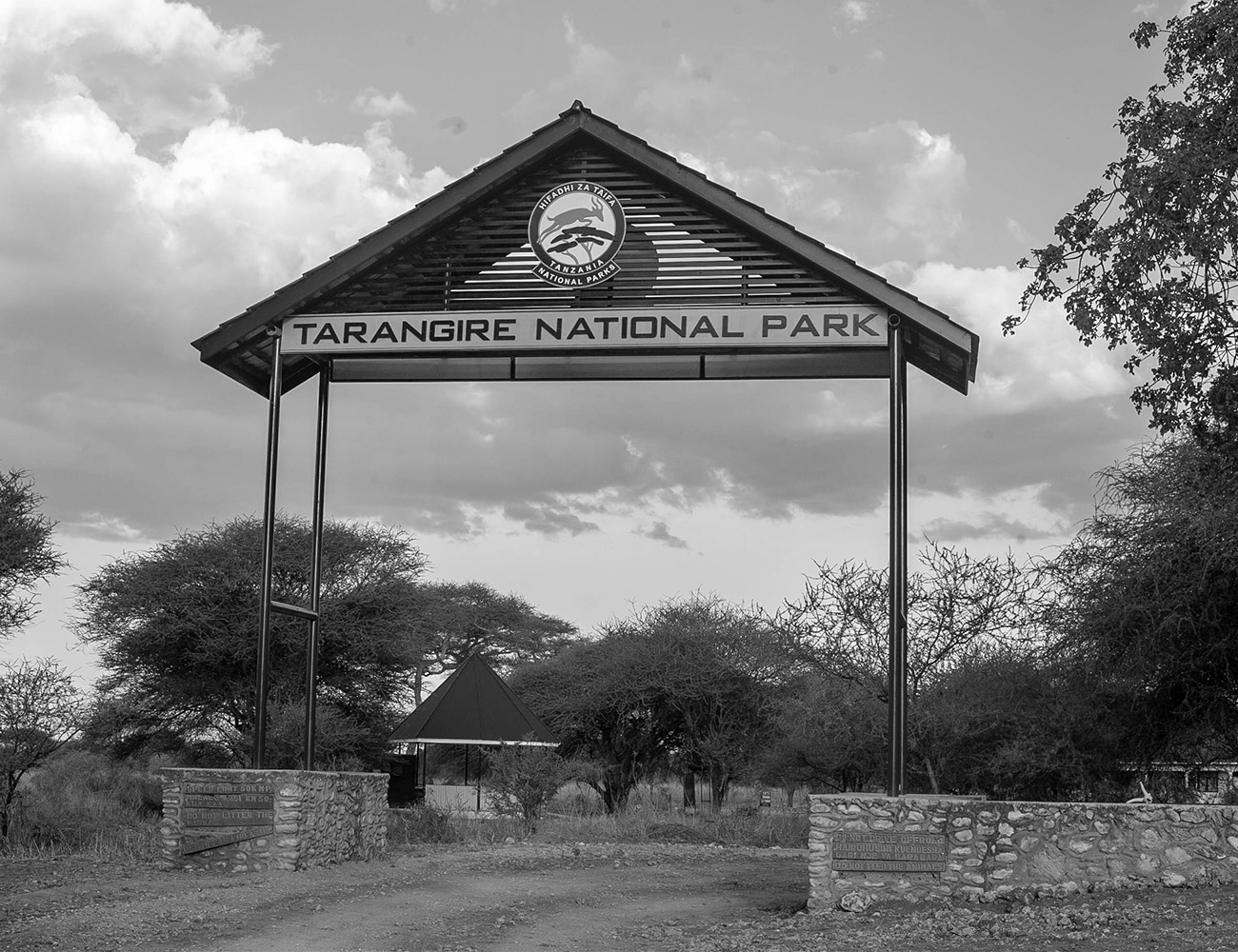 The Entrance of Tarangire National Park