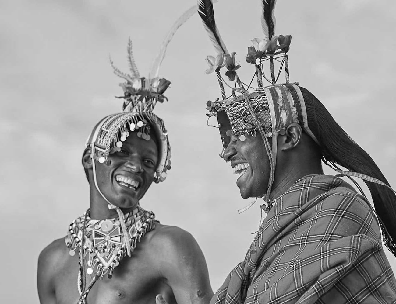The Maasai People Adorned in Traditional Crafts