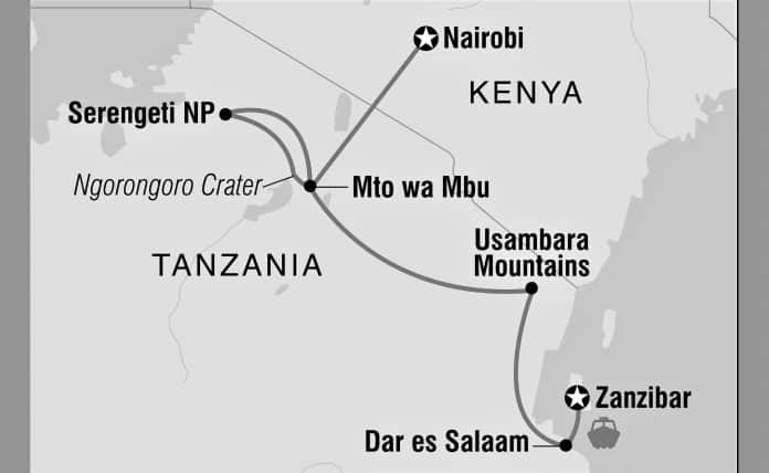 The Ultimate Kenya, Tanzania, and Zanzibar Itinerary A Perfect Blend of Wildlife, Culture, and Bea