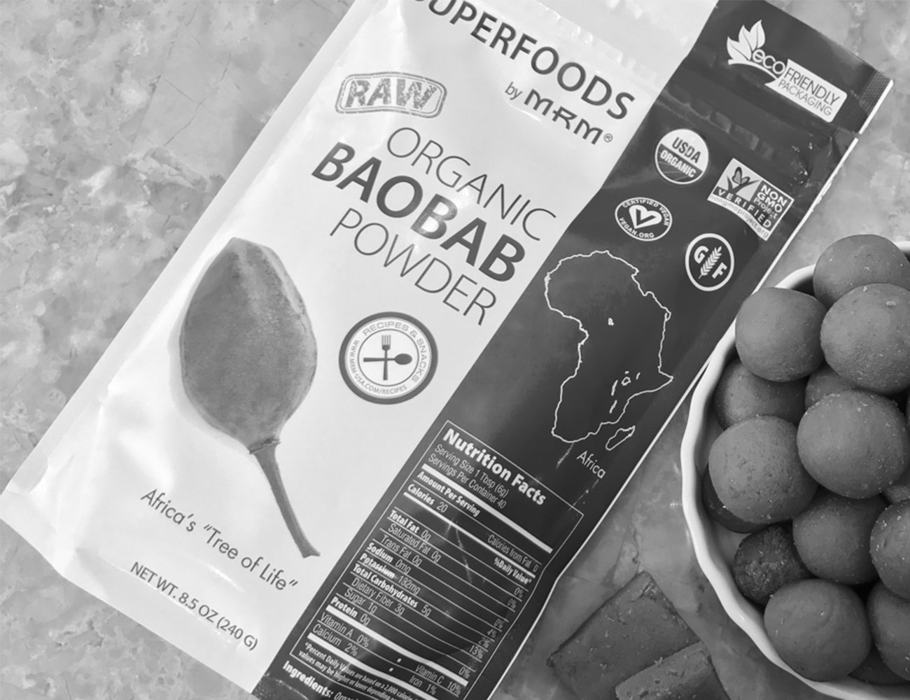 The Baobab Fruit in a Package