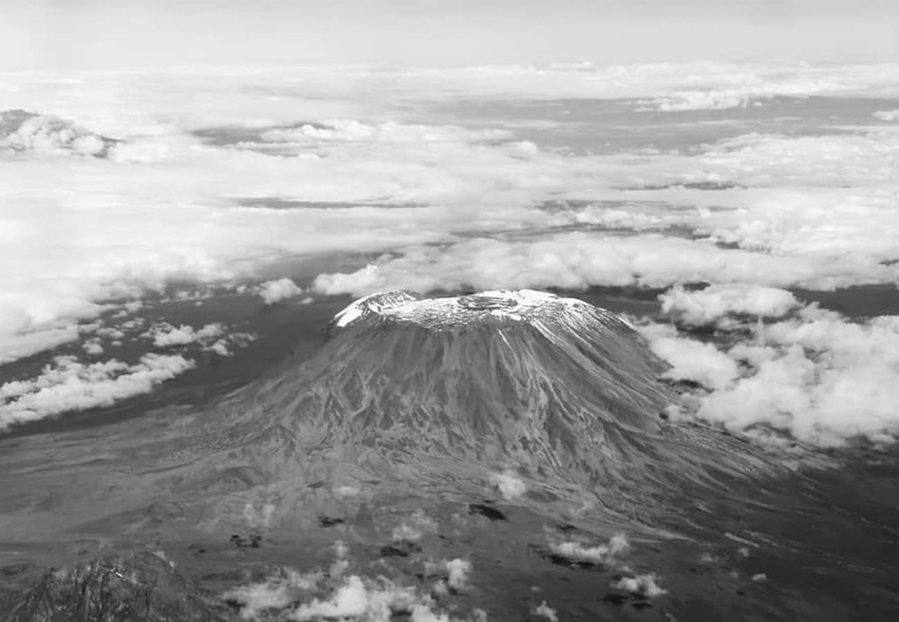View of the Majestic Mount Kilimanjaro