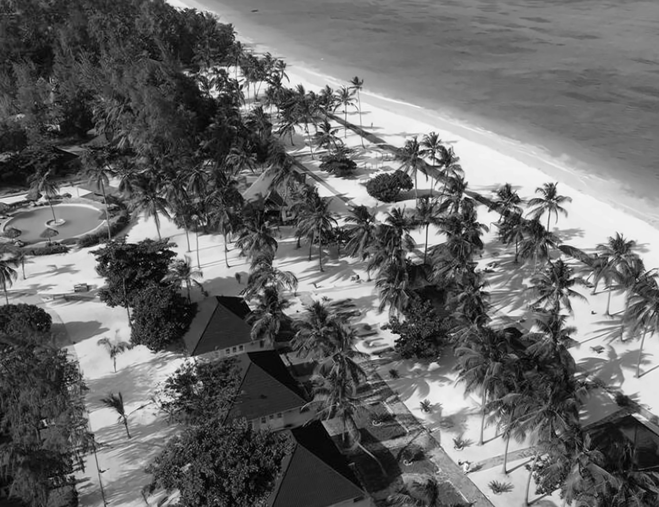 Views of Paje Beach in Zanzibar