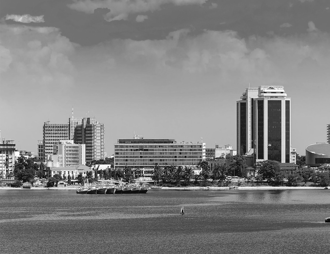 A view of the City of Dar es Salaam