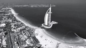 Top View of Dubai City