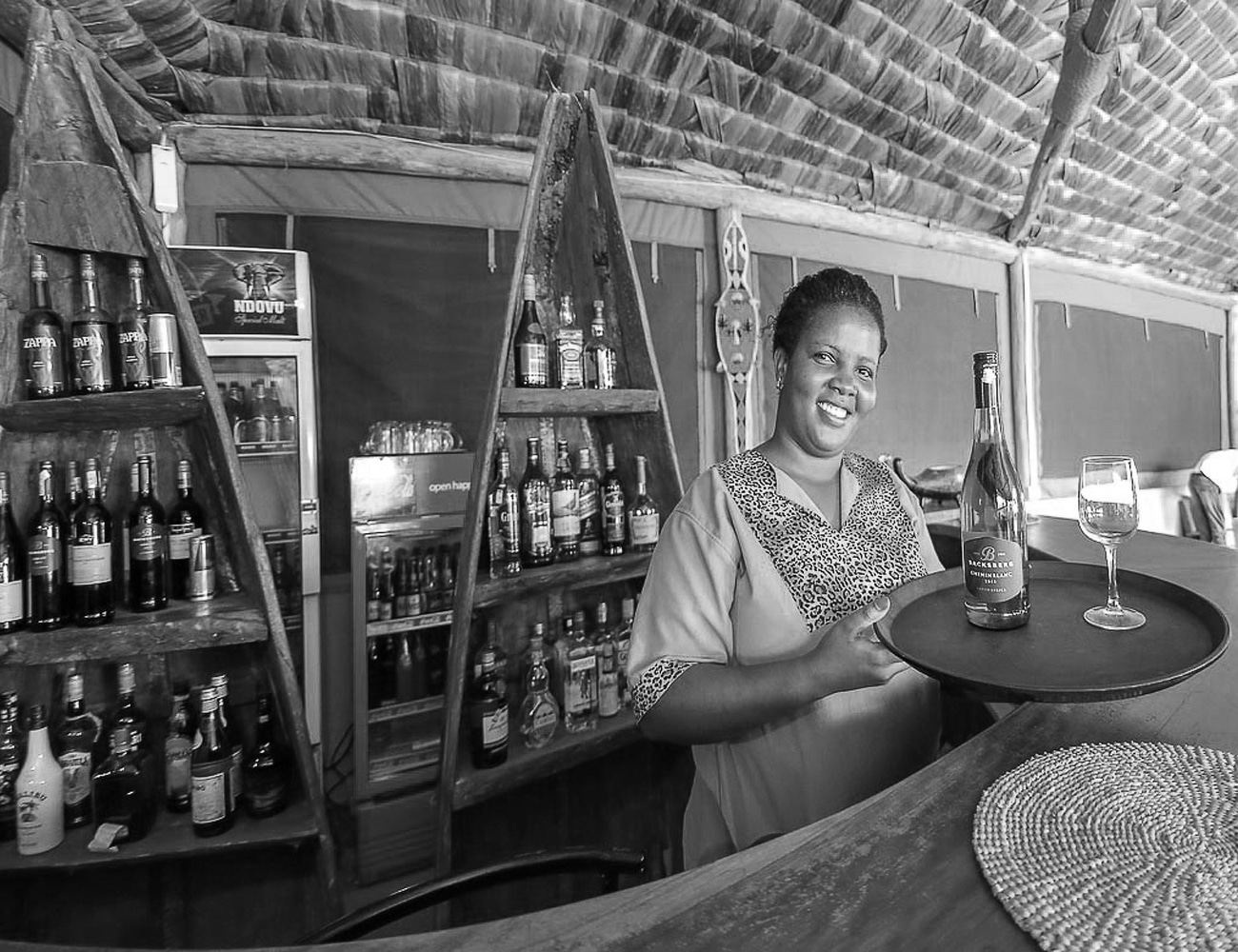 Bar at Karutu Simba Lodge