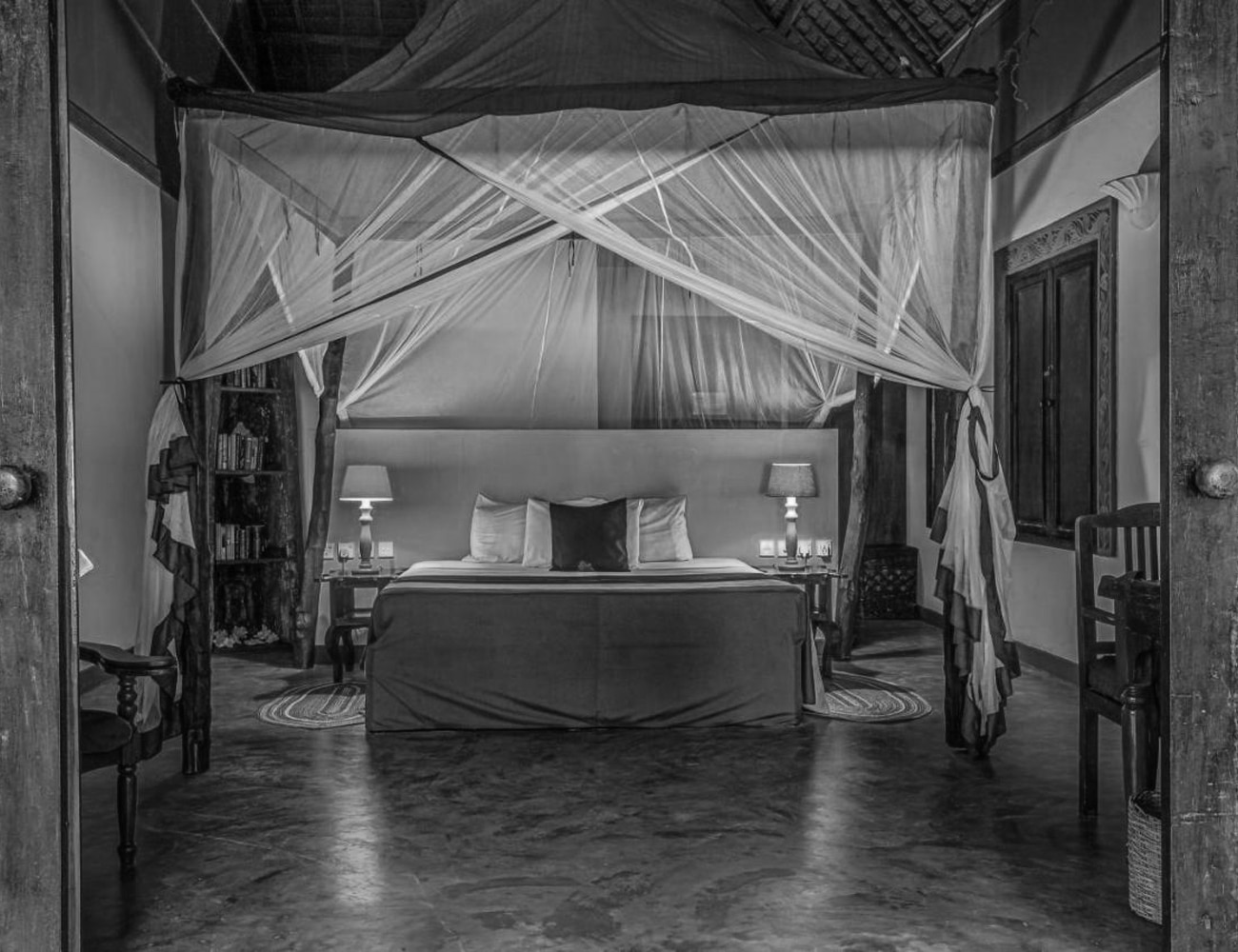 Bedrooms at Fumba Beach Lodge
