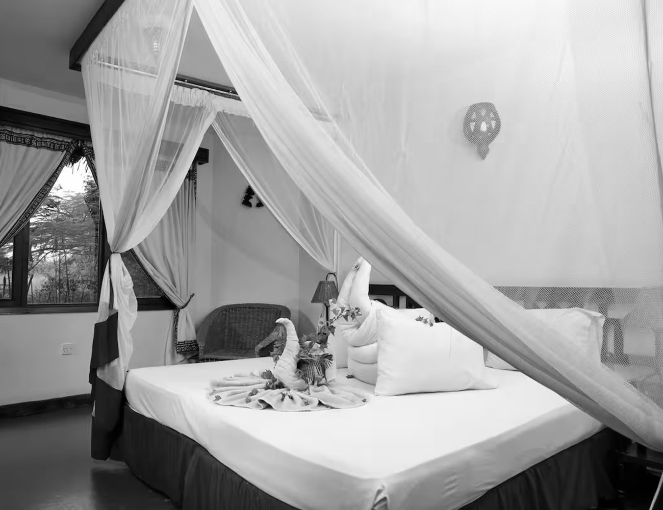 Bedrooms at Kia Lodge