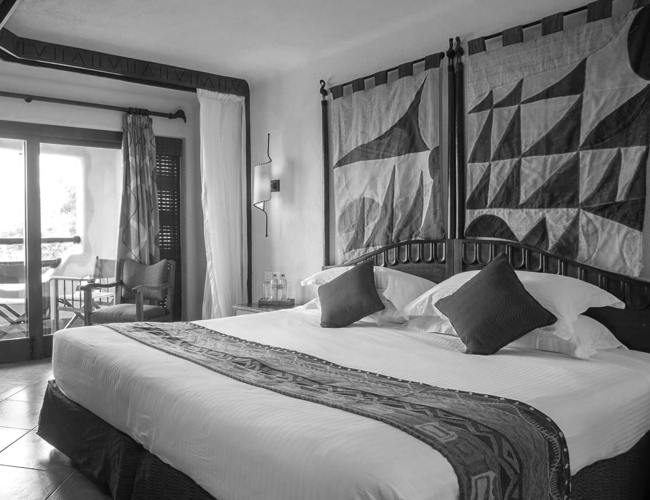 Bedrooms at Manyara Serena Lodge