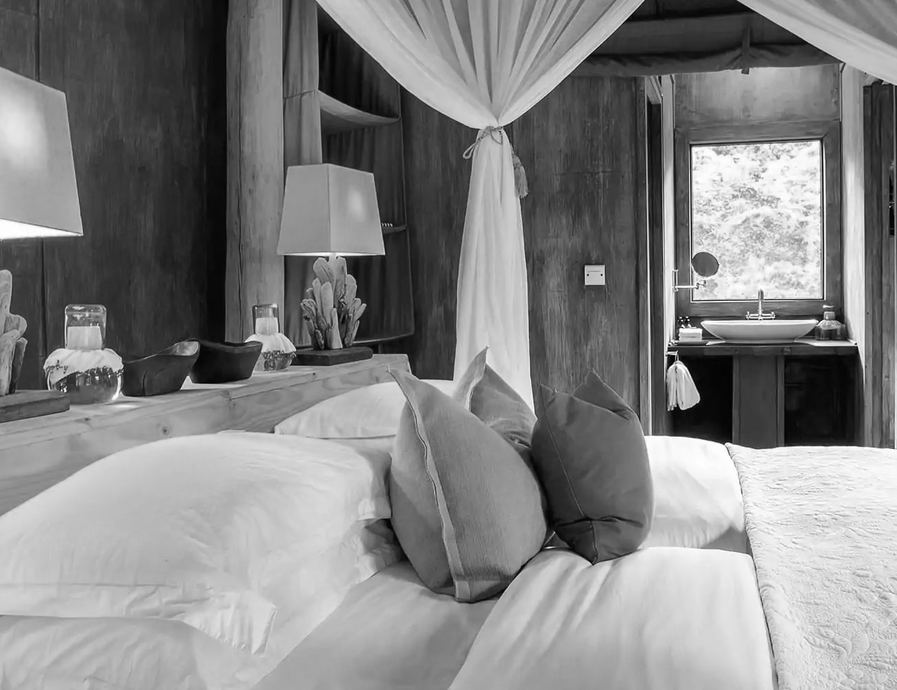 Bedrooms at Mayara Tree Lodge