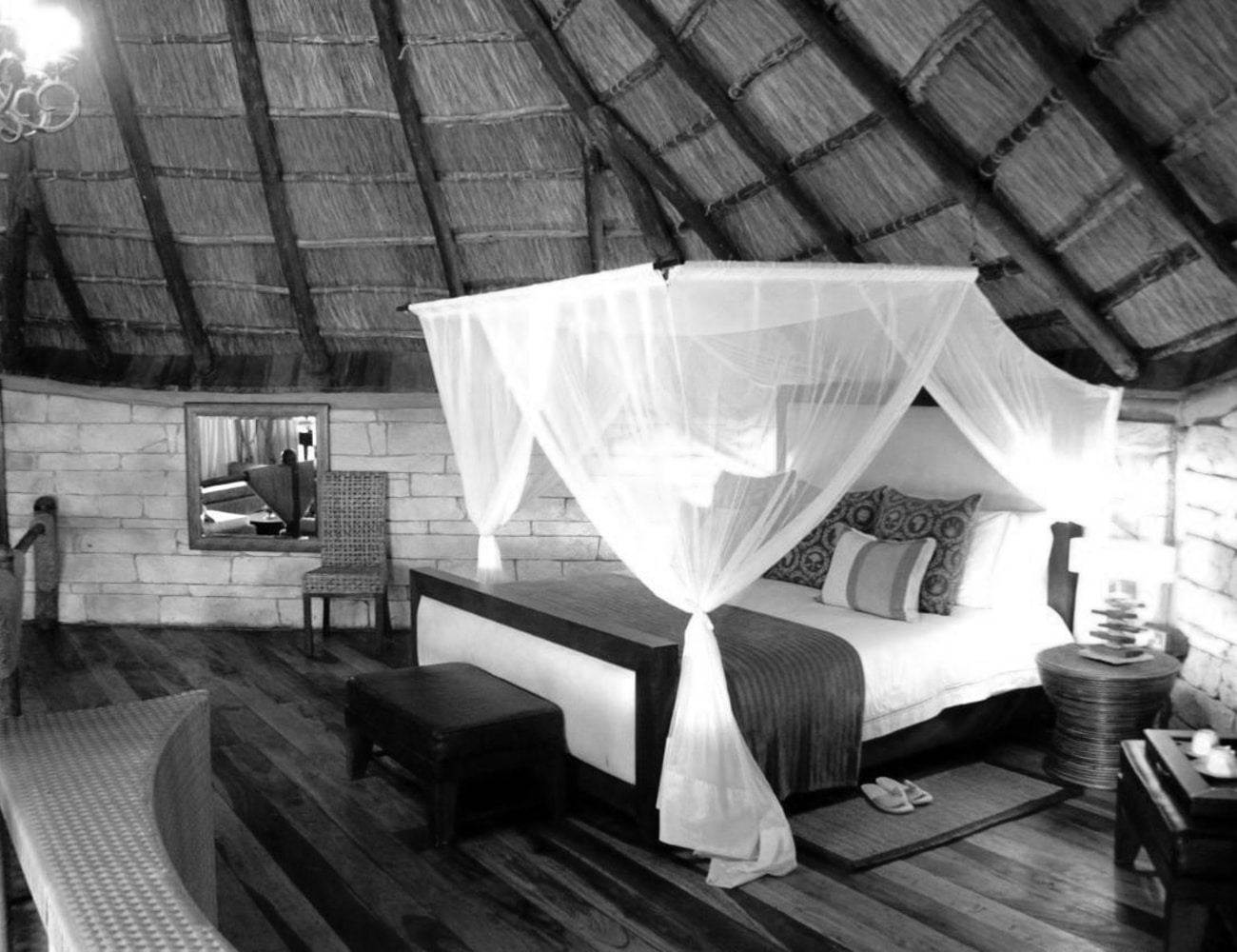 Bedrooms at Mivumo River Lodge