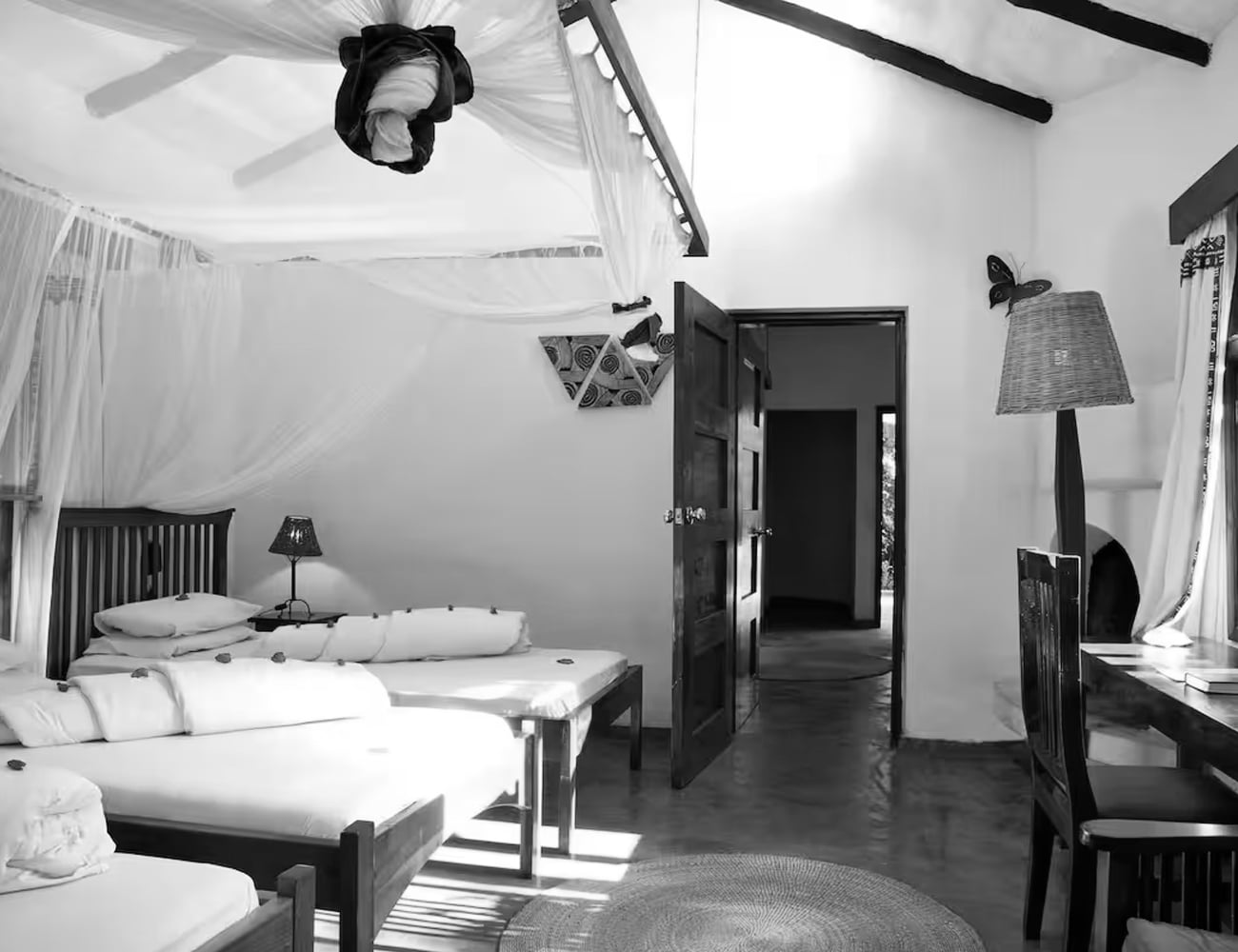 Bedrooms at Moivaro Lodge