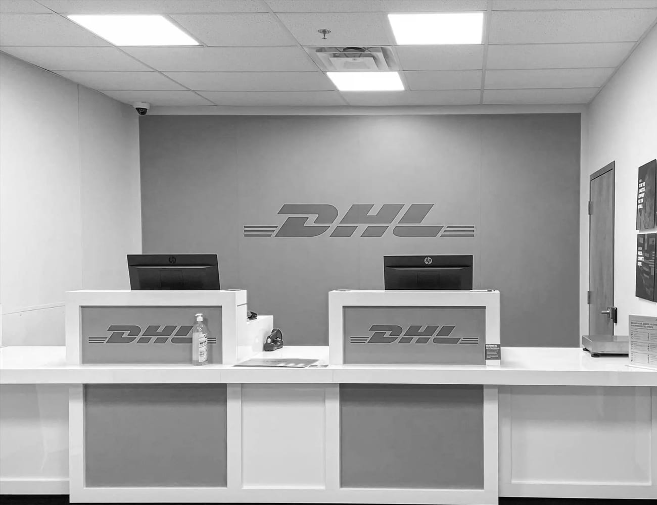 Dhl Office with Computers