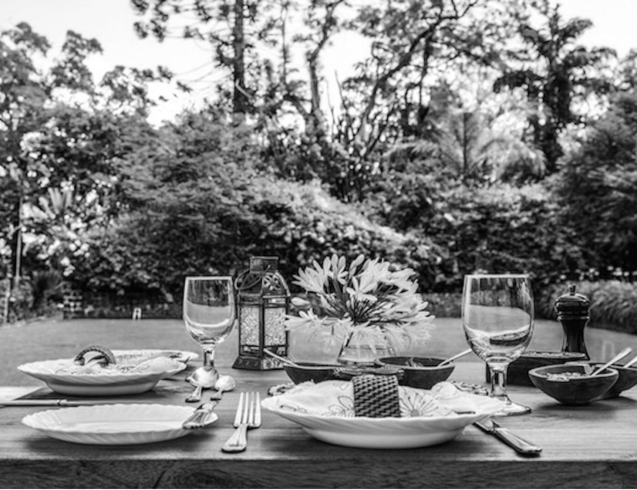 Dining Arrangements at Ngare Sero Mountain Lodge