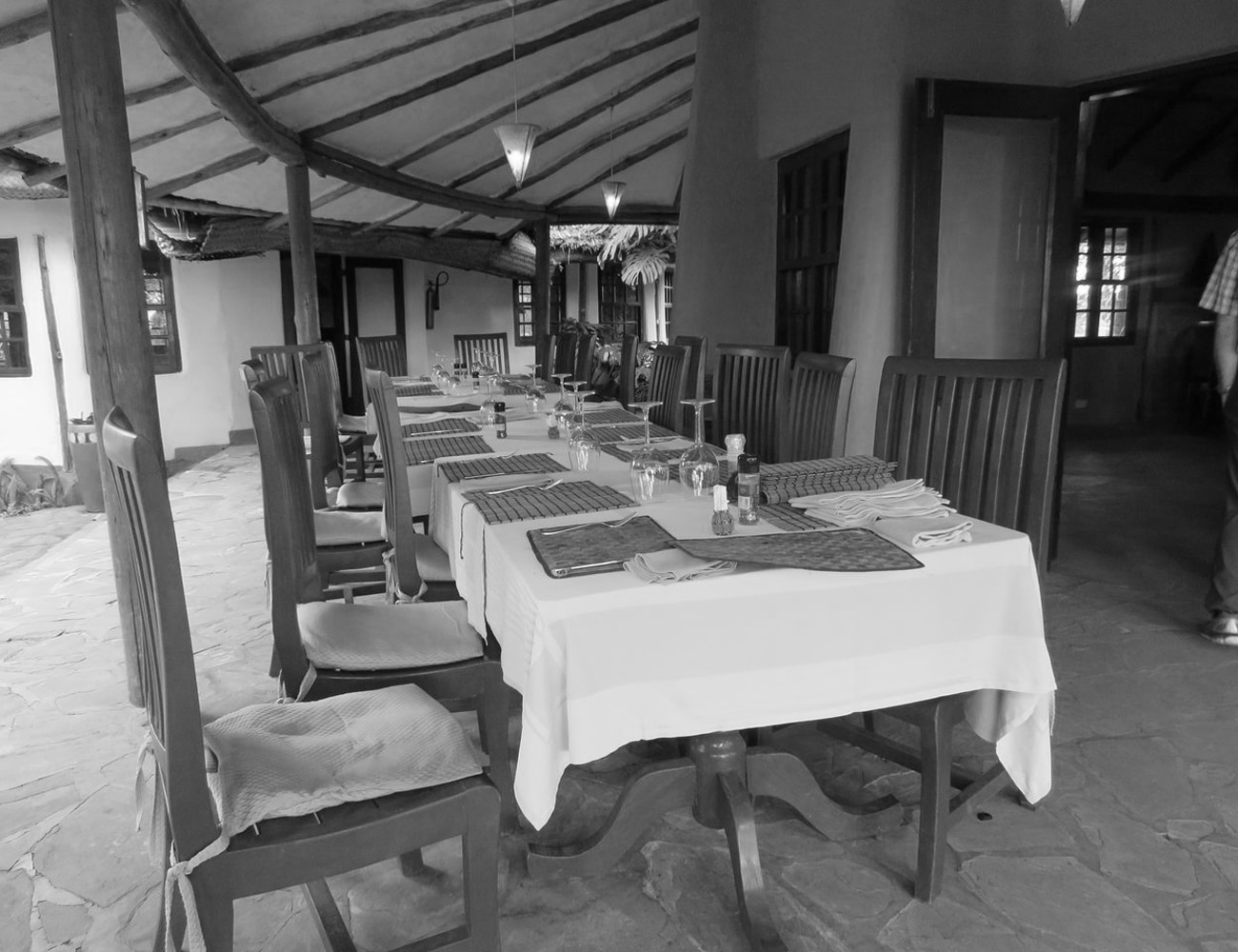 Dining Setup at Kigongoni Lodge