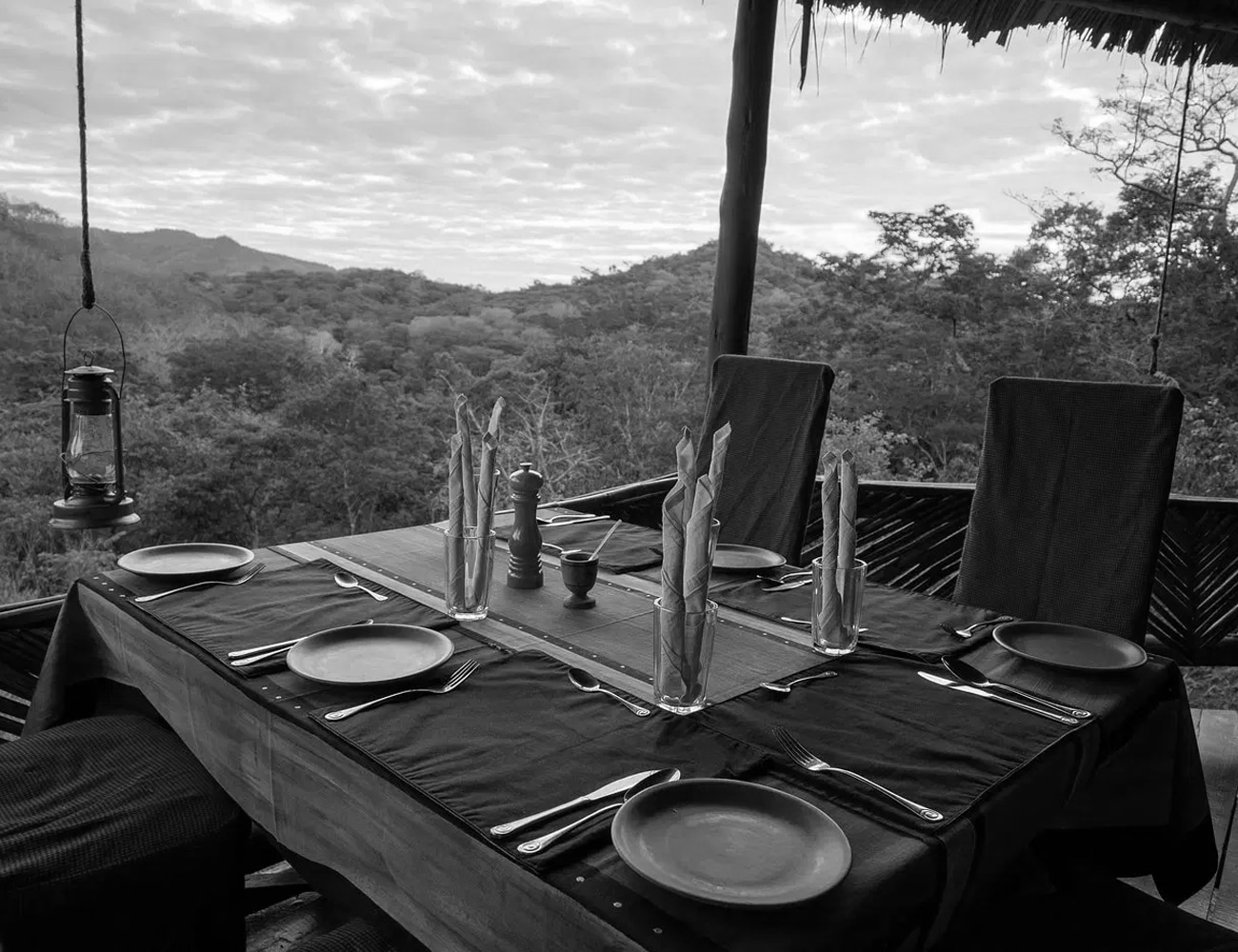 Dining Setup at Sable Moutain Lodge