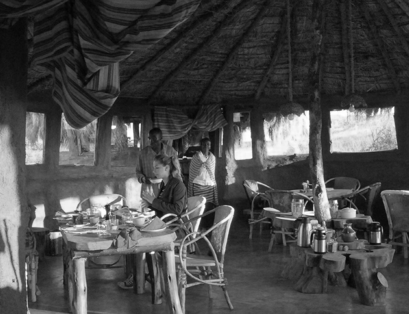 Dining Space at Amini Life Maasai Lodge