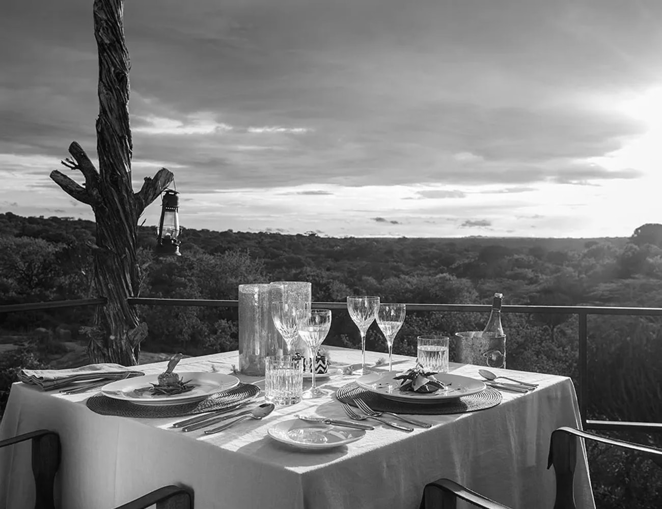 Dining with a View at Mwiba Loge