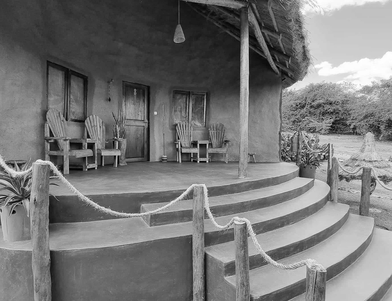Houses in Maasai boma Village