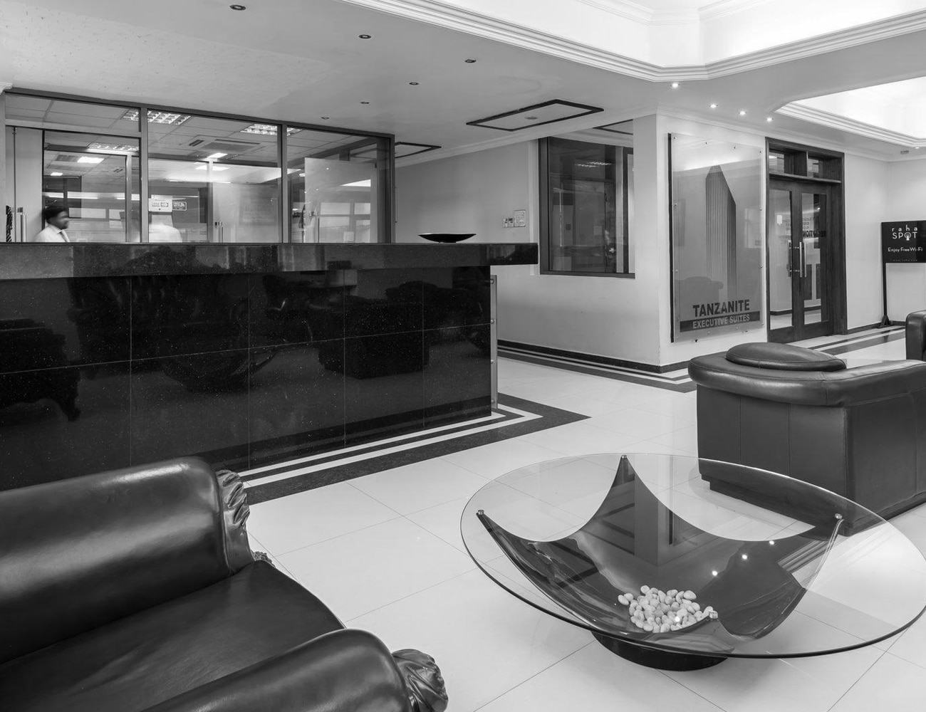 Indoor Lounge at Tanzanite Executive Suites