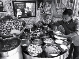 New Delhi street Food vendor