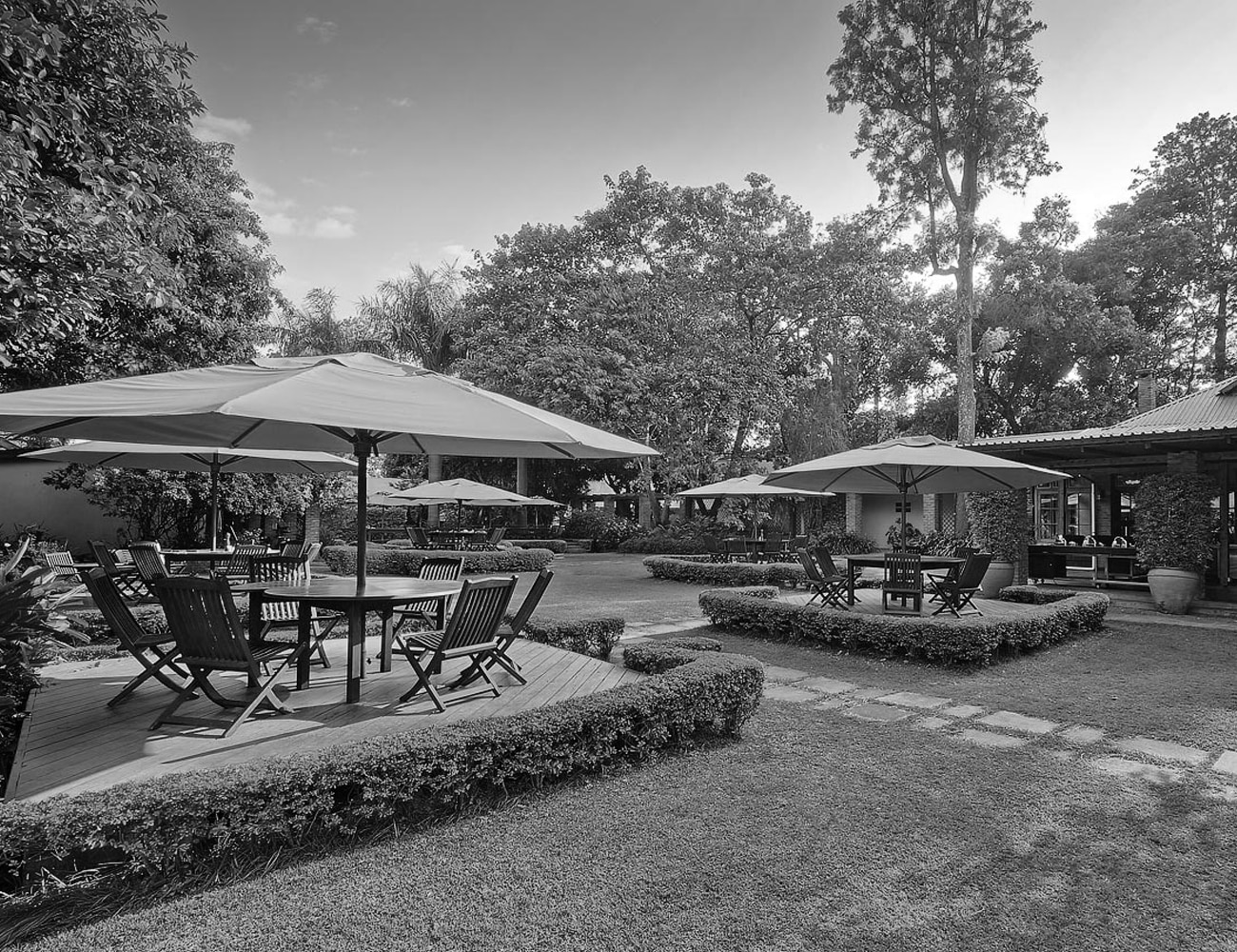 Outdoor Relaxion Area at Arusha Coffee Lodge