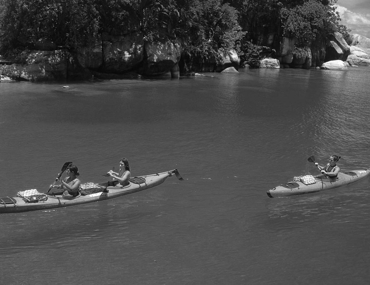 People Kayaking in Msasani