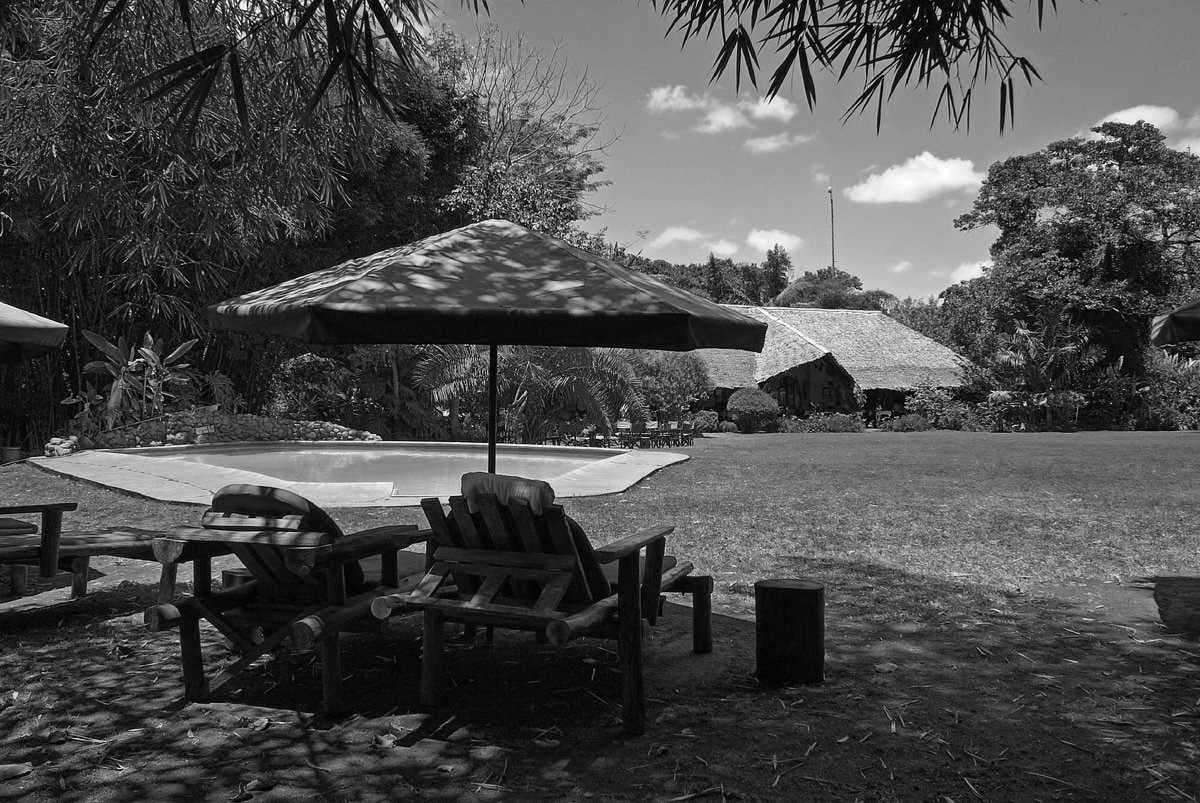 Pool area at Moivaro Coffee Plantation Lodge