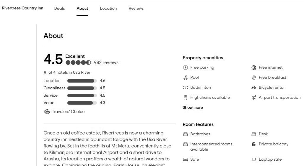 Reviews for Rivertrees Country Inn