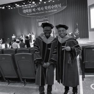 Tanzanian Masters graduates at Soonchunhyang