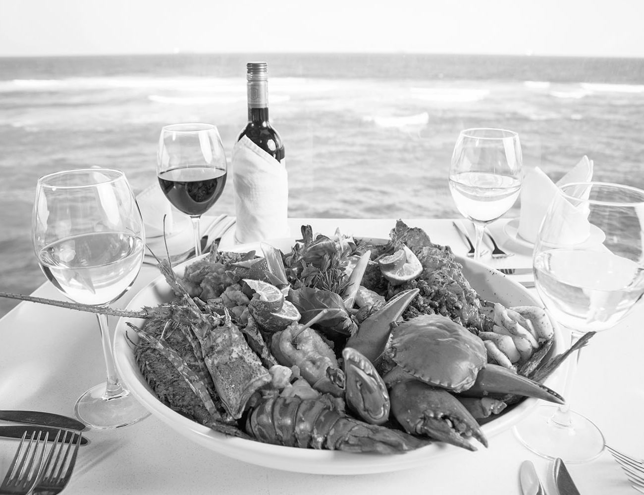 Sea Food Dining at Sea Cliff Hotel