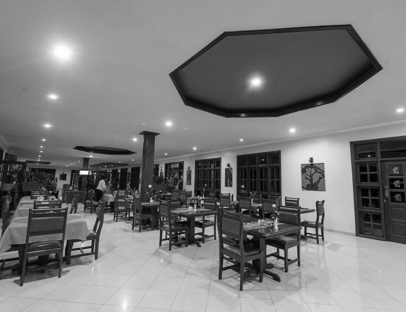 Spacious Dining Area at Planet Lodge Arusha