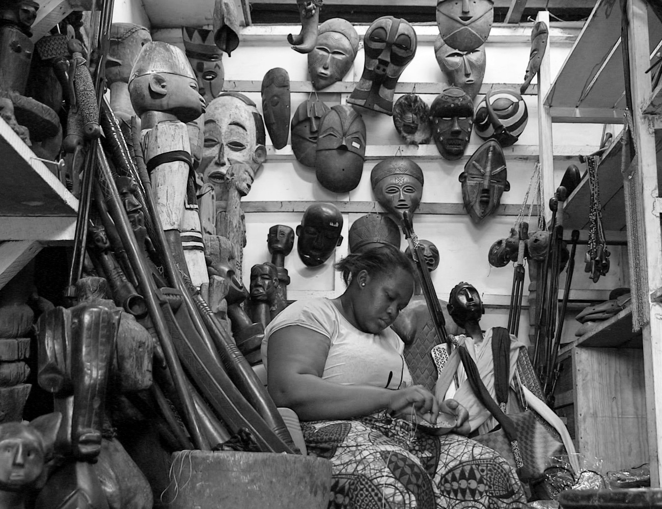 The Mwenge Woodcarvers Market