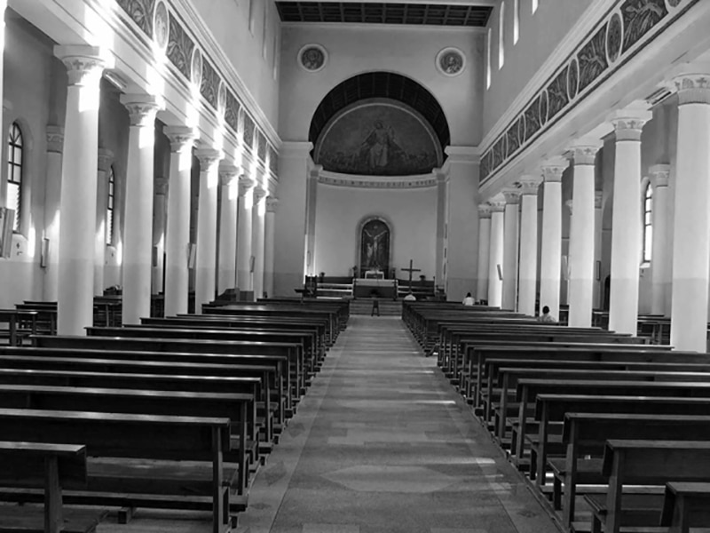 Interior of St Paul of the Cross Cathedral, Dodoma, Tanzania