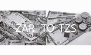The South African Rand (ZAR) to Tanzanian Shilling (TZS) Exchange Rate