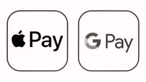 Apple Pay and Google Pay Logo