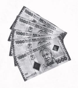 1000 Tanzanian Shillings Banknotes