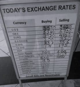 Exchange rates and fees