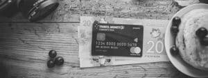 Prepaid traveler card and CAD dollar banknotes