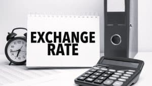 How to calculate the exchange rate