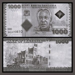 1000 TZS banknote