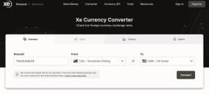 Converting Tanzanian Shillings to USD using Online Currency Converters