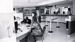 KCB bank with a currency exchange office