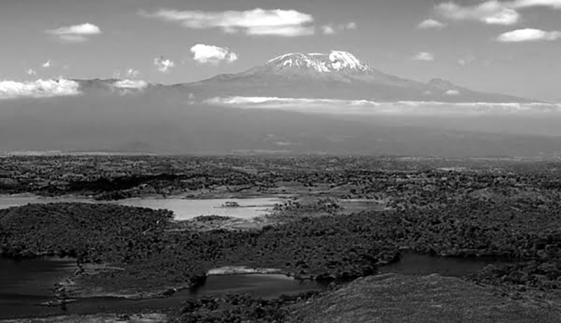 Landscape view of the Arusha National Park